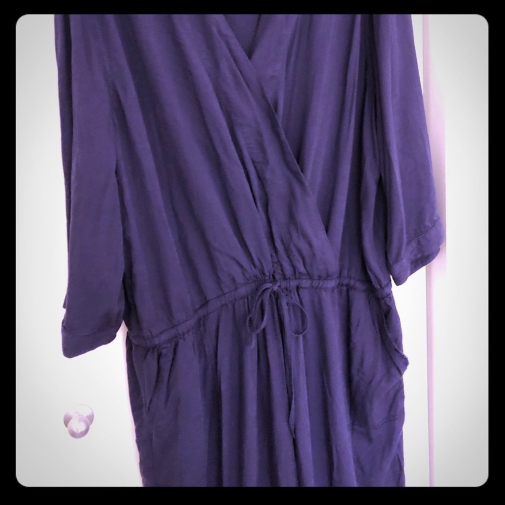 Blue jumpsuit